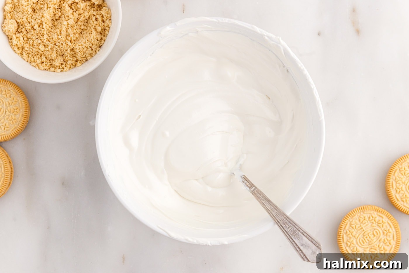 melted white chocolate wafers