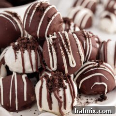 Close up photo of Oreo Truffles
