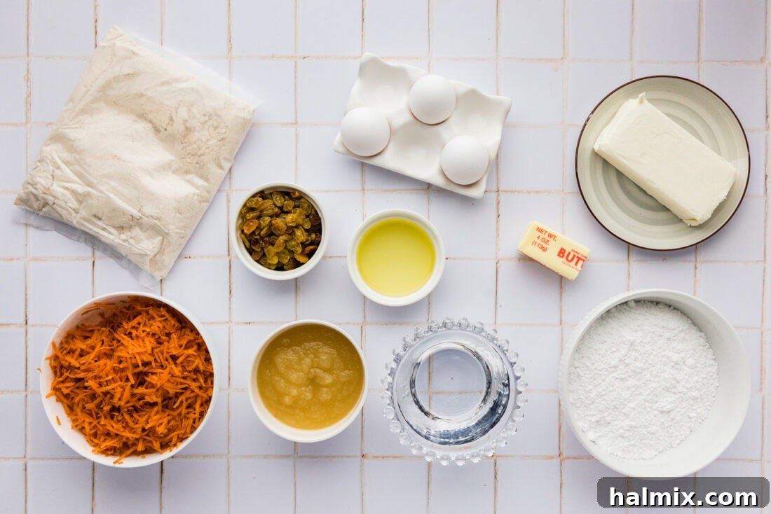 Decadent Carrot Cupcakes 4 Ingredients for Carrot Cupcakes