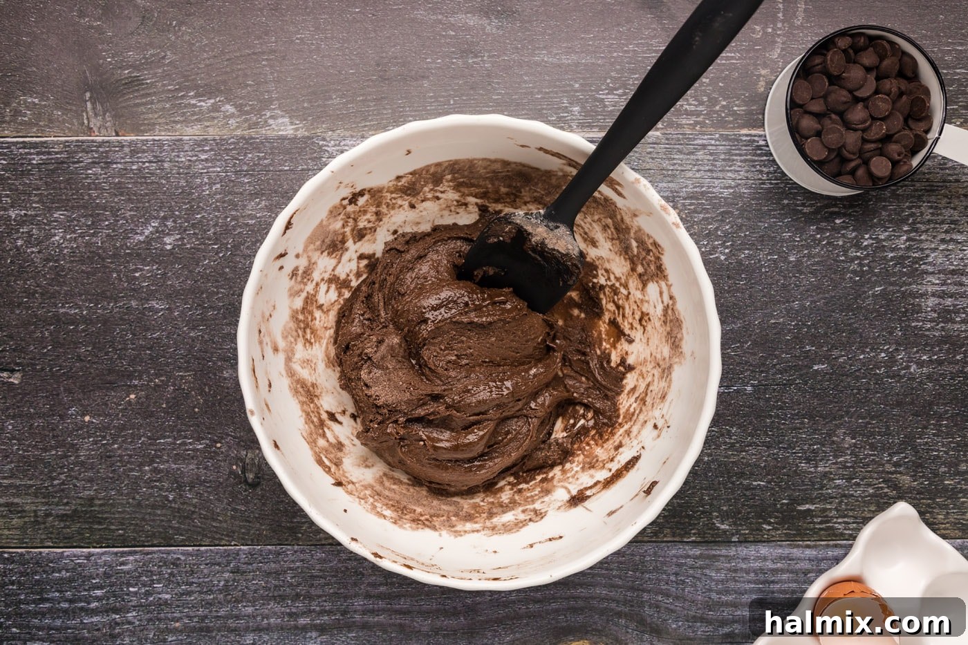 cake mix chocolate batter