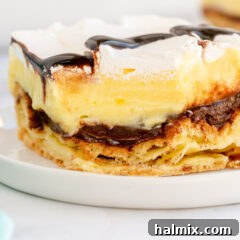 Cream Puff Chocolate Eclair Cake