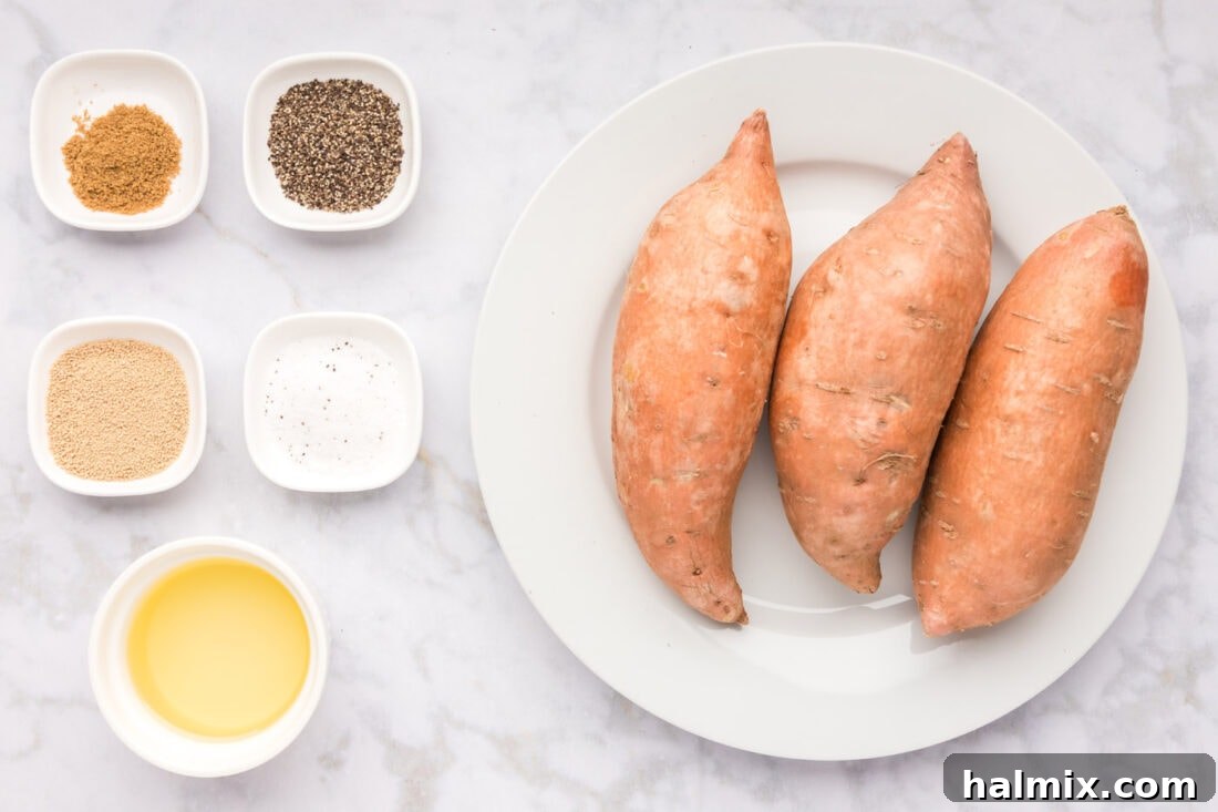 Caramelized Sweet Potatoes 4 Ingredients for Roasted Sweet Potatoes