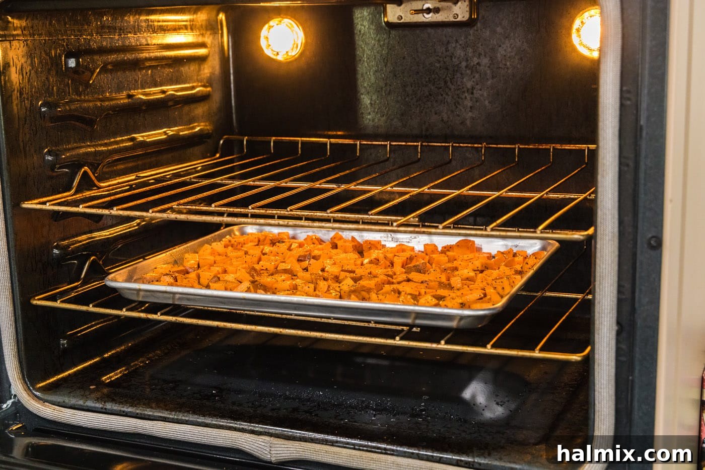 baking sweet potatoes in the oven