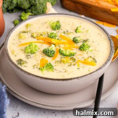 Golden Instant Pot Broccoli Cheddar Soup 14 Bowl of Instant Pot Broccoli Cheddar Soup