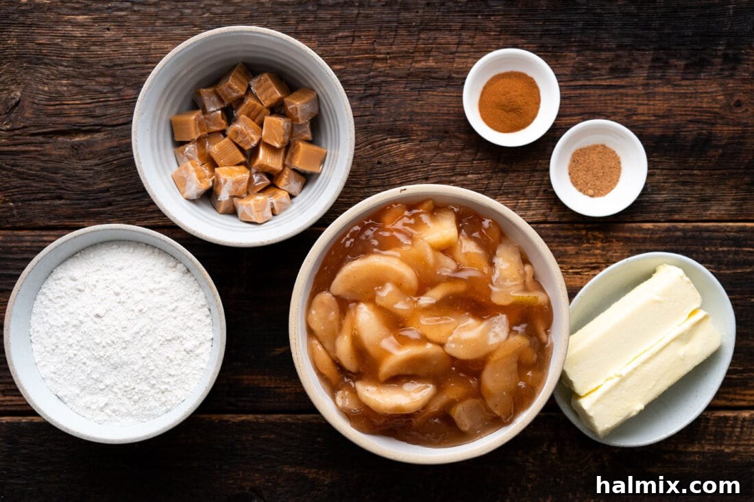 No-Fuss Caramel Apple Delight 4 Ingredients for Caramel Apple Dump Cake