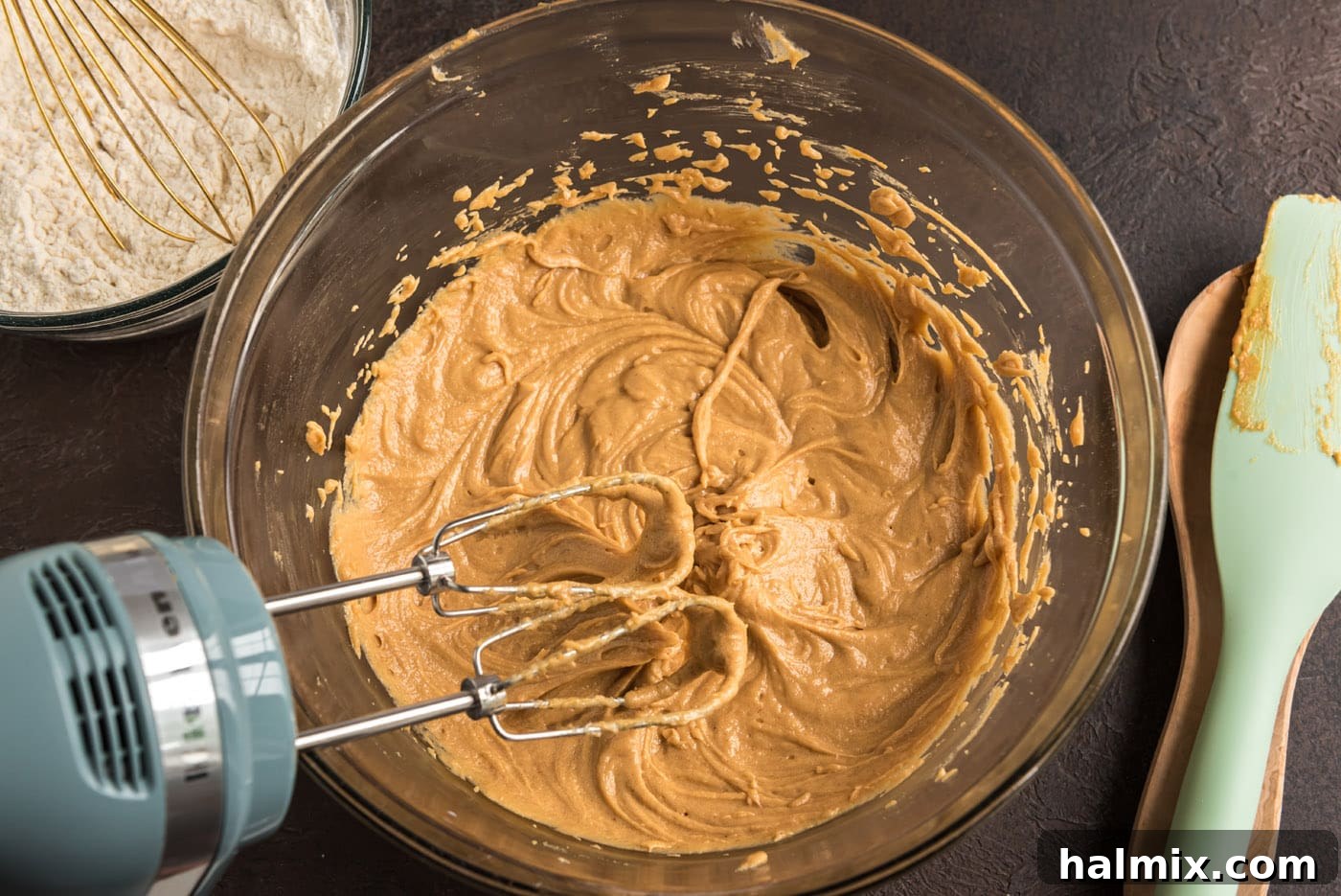 mixed peanut butter cookie dugh