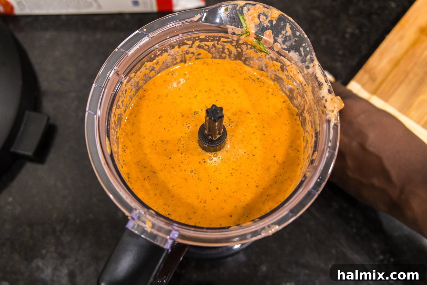 blitzed homemade creamy vodka sauce