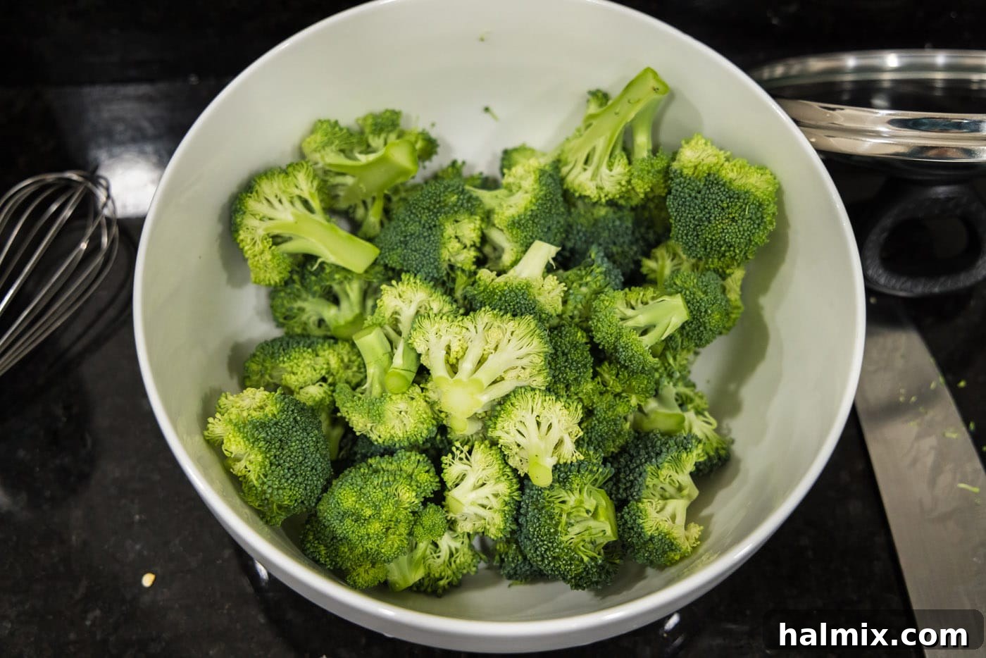 broccoli cut into florets