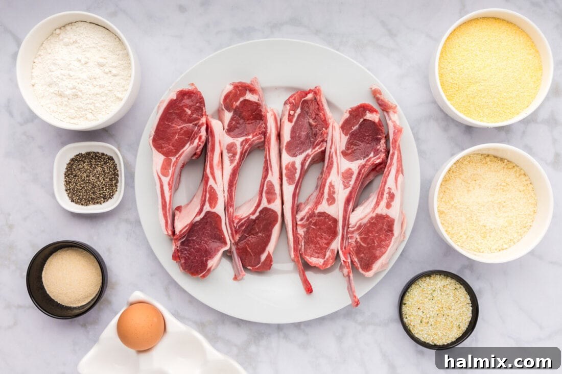 Golden Fried Lamb Perfection 4 Ingredients for Fried Lamb Chops