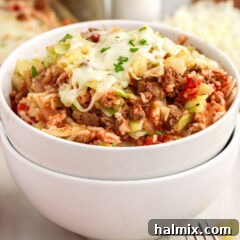 Hearty Unstuffed Cabbage Casserole 16 Bowl of Cabbage Roll Casserole