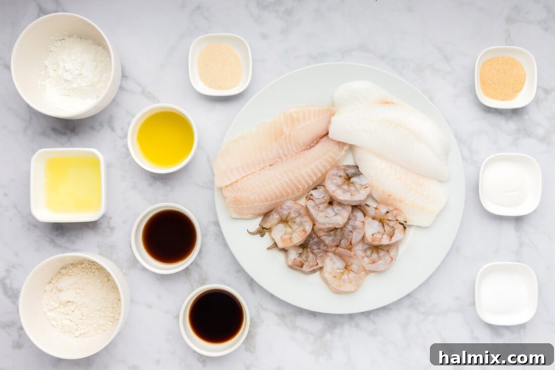 Ingredients for Korean Fish Cakes