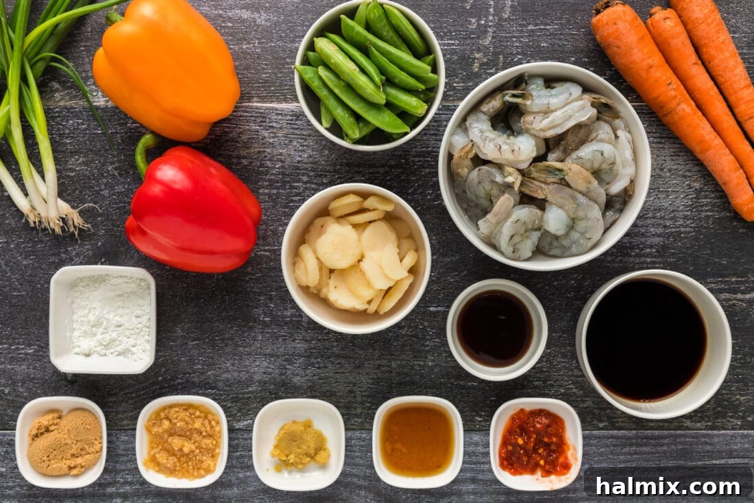 Sweet Chili Shrimp Stir-Fry 4 Ingredients for Shrimp Stir Fry