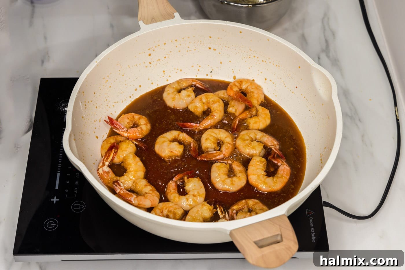 Golden Honey Garlic Shrimp 10 how to make honey garlic shrimp in a skillet, now with a thick, glossy sauce