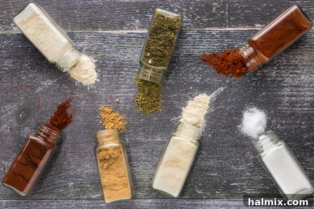 Ingredients for Mexican Seasoning
