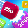 chain cube 2048 3d merge game